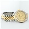 Image 6 : Rolex Mens 2 Tone 2.5CTW 18K Yellow Gold Diamond Bezel Champagne Jubilee Dial 36