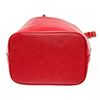 Image 3 : Louis Vuitton Red Epi Leather Noe Shoulder Bag