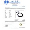 Image 2 : 11mm to 14mm Tahitian Pearl Necklace with 14K White Gold Clasp