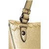 Image 5 : Bottega Veneta Gold Metallic Top Zip Shoulder Bag