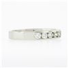 Image 5 : Classic 18k White Gold 0.54 ctw 9 Channel Set Round Diamond Wedding Band Ring