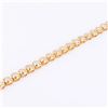 Image 2 : 9.35 ctw Diamond 14K Yellow Gold Tennis Bracelet