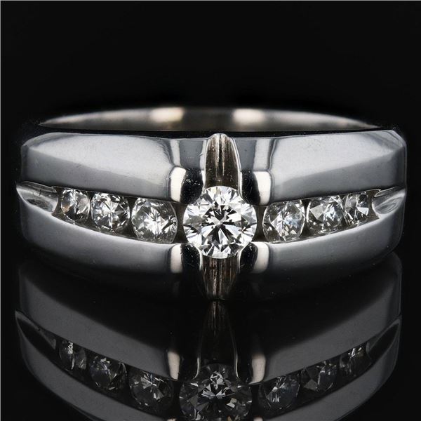 0.73 ctw Diamond 14KT White Gold Ring