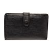 Image 1 : Louis Vuitton Black Epi Leather French Wallet