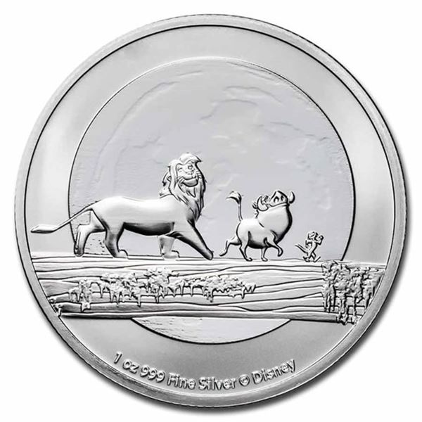 2021 $2 Disney Lion King Silver Niue Coin