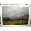 Image 1 : Shrink wrapped print 410 of 950 by Scott McDaniel of house with mountains in background (53)