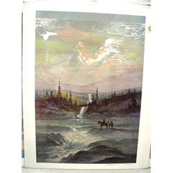 Shrink wrapped print 592 of 950 by Scott McDaniel of Alaska prospector/gold miner/sourdough/pioneer 
