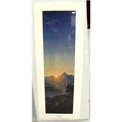 Shrink wrapped print "Sunrise" based on an original oil by James Belcher (53)