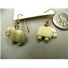 Image 1 : Ivory musk ox earrings by Kokuluk (2)