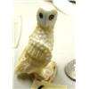 Image 1 : Ivory owl with fossilized ivory eyes done by Roger Silook, 227f- 2-1/4" tall (2)