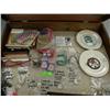 Image 1 : Entire lot of carved: ivory figures, Fur Rondy plates, meteorite, jewelry with diamonds- turquoise, 