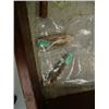 Image 6 : Entire lot of carved: ivory figures, Fur Rondy plates, meteorite, jewelry with diamonds- turquoise, 