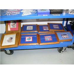 Lot of 9 framed prints (78)