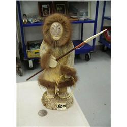 CHOICE on 2 Native carvings by Michael Scott: dancer- 9-10" tall (2)