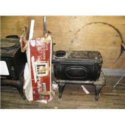 Fire place exchanger- new- little pot bellied stove with wood cook stove (81)