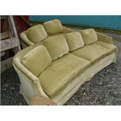Very unique, hard to find green couch and chair (81)