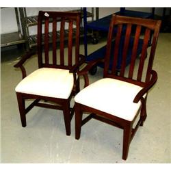 Set of 2 chairs- ladder back (2)