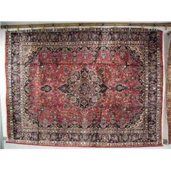 Carpet #34122: Khorasan- Hand knotted in Iran, 13' 1" x 9' 8", retail value $7,395 (8888)