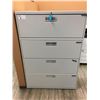 Image 1 : HON 4 DRAWER LATERAL FILING CABINET (BEIGE)