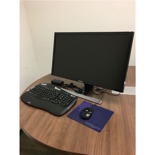 SAMSUNG 28" MONITOR WITH KEYBOARD & MOUSE