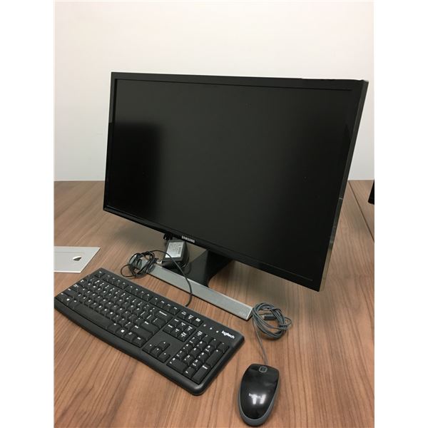 SAMSUNG 28" MONITOR WITH KEYBOARD & MOUSE