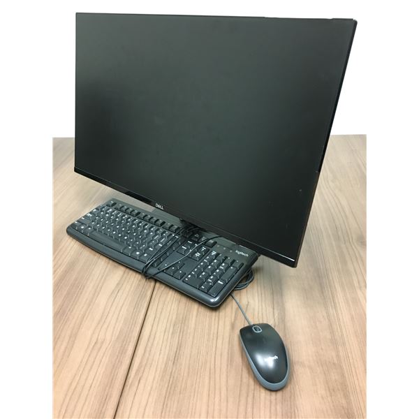 DELL 27" MONITOR WITH KEYBOARD & MOUSE
