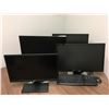 Image 1 : GROUP OF 4 ASSORTED COMPUTER MONITORS/2 KEYBOARDS AND 2 MOUSES