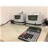 Image 2 : 2 PYRAMID TIME CARD MACHINES/LABEL MAKER/SCALE/CALCULATOR AND THERMOMETER