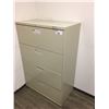 Image 1 : HON 4 DRAWER LATERAL FILING CABINET (BEIGE)