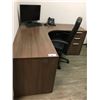 Image 2 : MODERN MOCHA FINISH 2PCS OFFICE DESK/OFFICE CHAIR/ACER 27" MONITOR/KEYBOARD & MOUSE