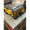 Image 1 : DEWALT PORTABLE TABLE SAW **CORD CUT/MISSING BLADE GUARD**