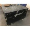 Image 1 : INTERNATIONAL ROLLING METAL JOBSITE WORK BOX (BLACK)