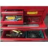 Image 2 : MAGNUM 5 DRAWER ROLLING TOOL CABINET WITH CONTENTS (RED)