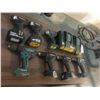 Image 2 : MAKITA 11PCS. CORDLESS DRILL/IMPACT DRIVER SET-4 DRILLS, 3 IMPACTS, 3 BATTERIES & 1 DOUBLE CHARGER