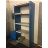 Image 1 : 1 BLUE & GREY SHELF RACKING UNIT WITH CRYOPAK BOX/TRANSFORMER & ANTI-FATIGUE MAT