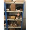 Image 2 : 4 BLUE & GREY SHELF RACKING UNITS WITH CONTENTS - ASSORTED DOOR & WINDOW HARDWARE/SHOP