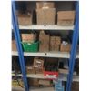 Image 3 : 4 BLUE & GREY SHELF RACKING UNITS WITH CONTENTS - ASSORTED DOOR & WINDOW HARDWARE/SHOP