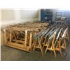 Image 2 : ASSORTED WOODEN SAW HORSES (6FT, 8FT & 10FT) - APPROX. 29PCS.
