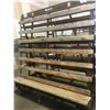 Image 2 : A-FRAME STEEL CONSTRUCTED DOUBLE SIDED ROLLING MATERIAL STORAGE RACK