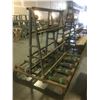 Image 2 : A-FRAME STEEL CONSTRUCTED DOUBLE SIDED ROLLING MATERIAL STORAGE RACK