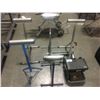 Image 2 : GROUP OF 5 SHOP MATERIAL ROLLERS AND MECHANICS ROLLING STOOL