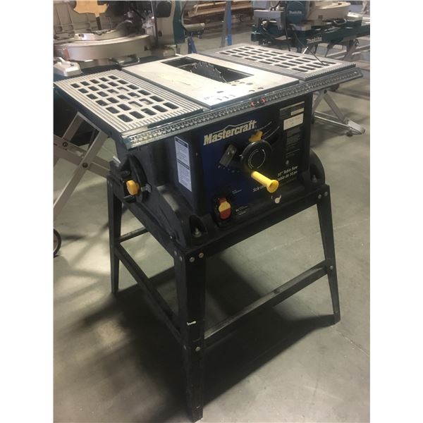 MASTERCRAFT 10' TABLE SAW *MISSING BLADE GUARD*