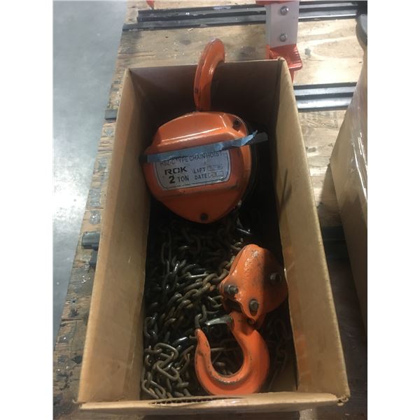 ROK 2 TON CHAIN HOIST