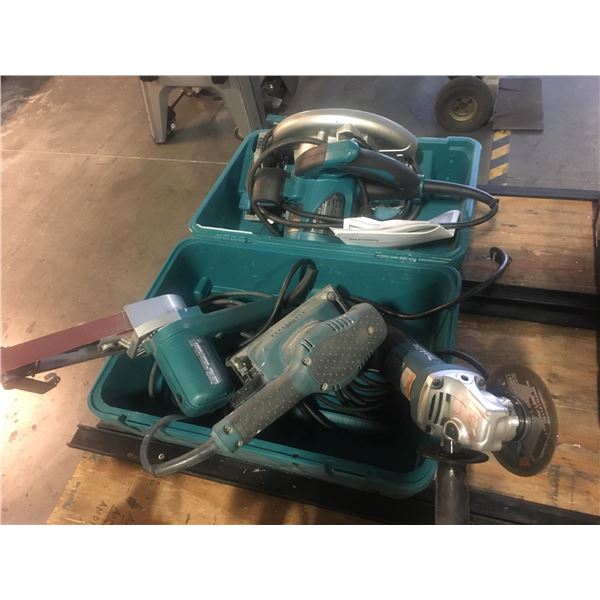 GROUP OF 4 MAKITA CORDED POWER TOOLS