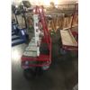Image 2 : ULINE 4 WHEEL MATERIAL DOLLY (RED)