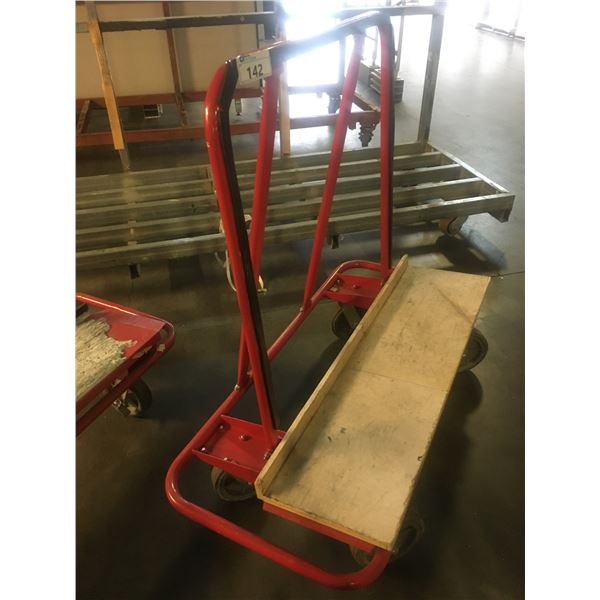 ULINE 4 WHEEL MATERIAL DOLLY (RED)