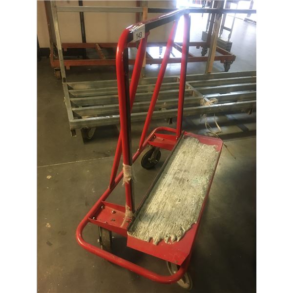 ULINE 4 WHEEL MATERIAL DOLLY (RED)