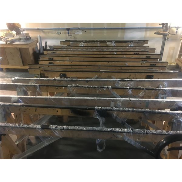 ASSORTED WOODEN SAW HORSES ( MOSTLY 8FT) - APPROX. 20PCS.