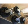 Image 2 : SET OF 4 "NEW" HEAVY DUTY 8" WHEEL/500LBS CAPACITY LOCKING CASTORS