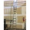 Image 1 : FEATHERLITE ALUMINIUM 3 STAGE 16FT EXTENSION LADDER